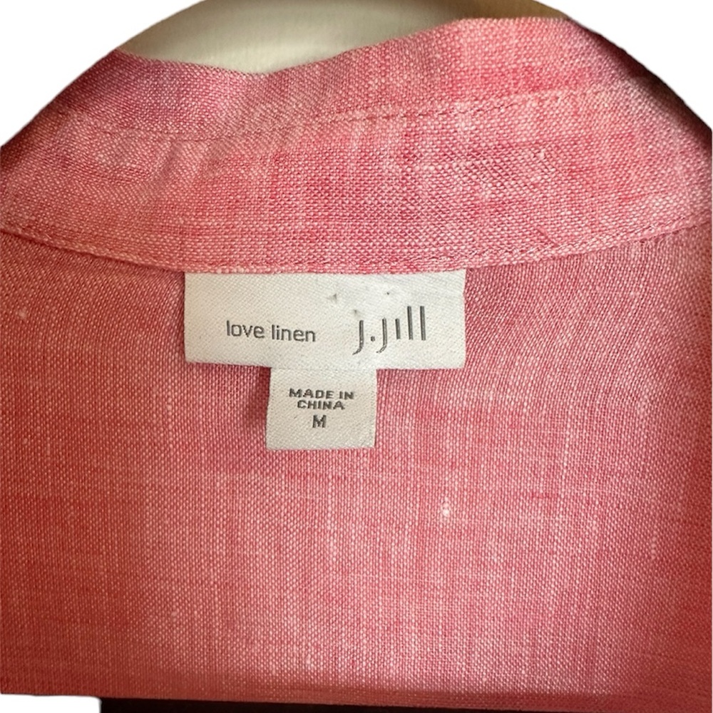 J. Jill Linen Button Up Blouse - Picture 4 of 7